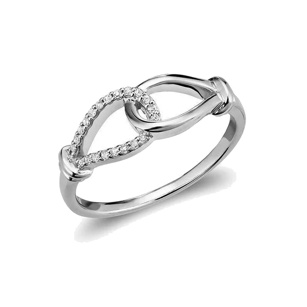 L’Orée Interlocking Diamond Ring