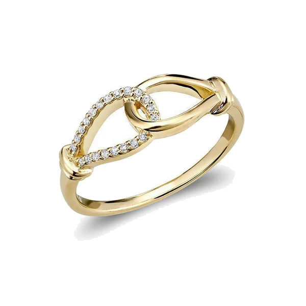 L’Orée Interlocking Diamond Ring