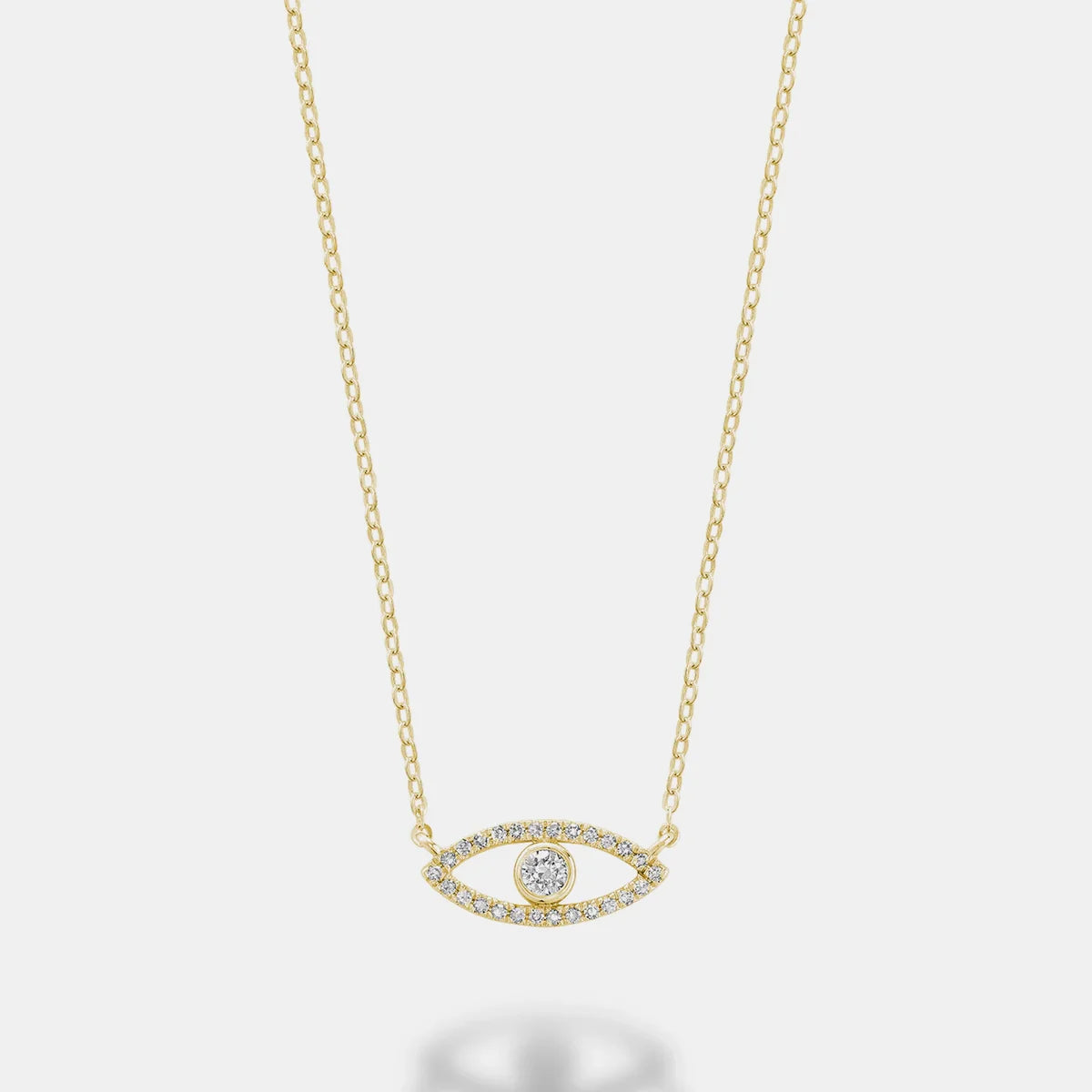 L’Orée Evil Eye Pavé Necklace