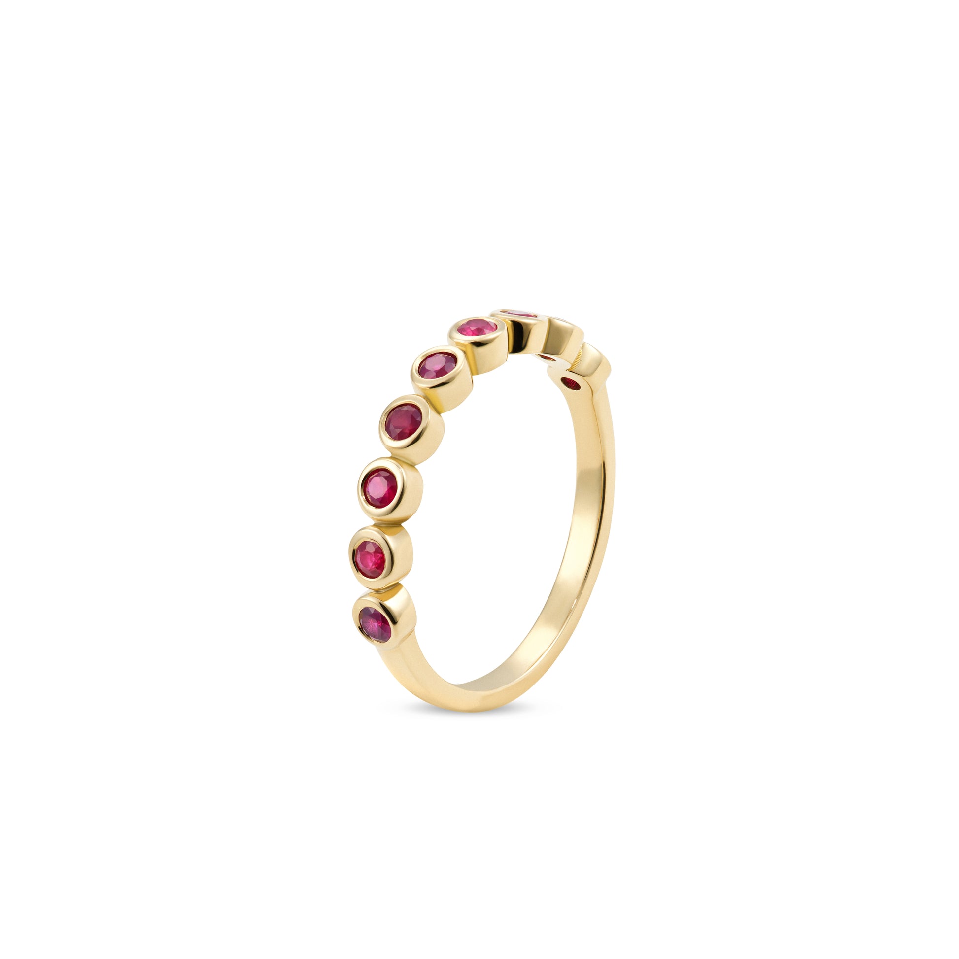 L’Orée Bezel Set Ruby Eternity Band