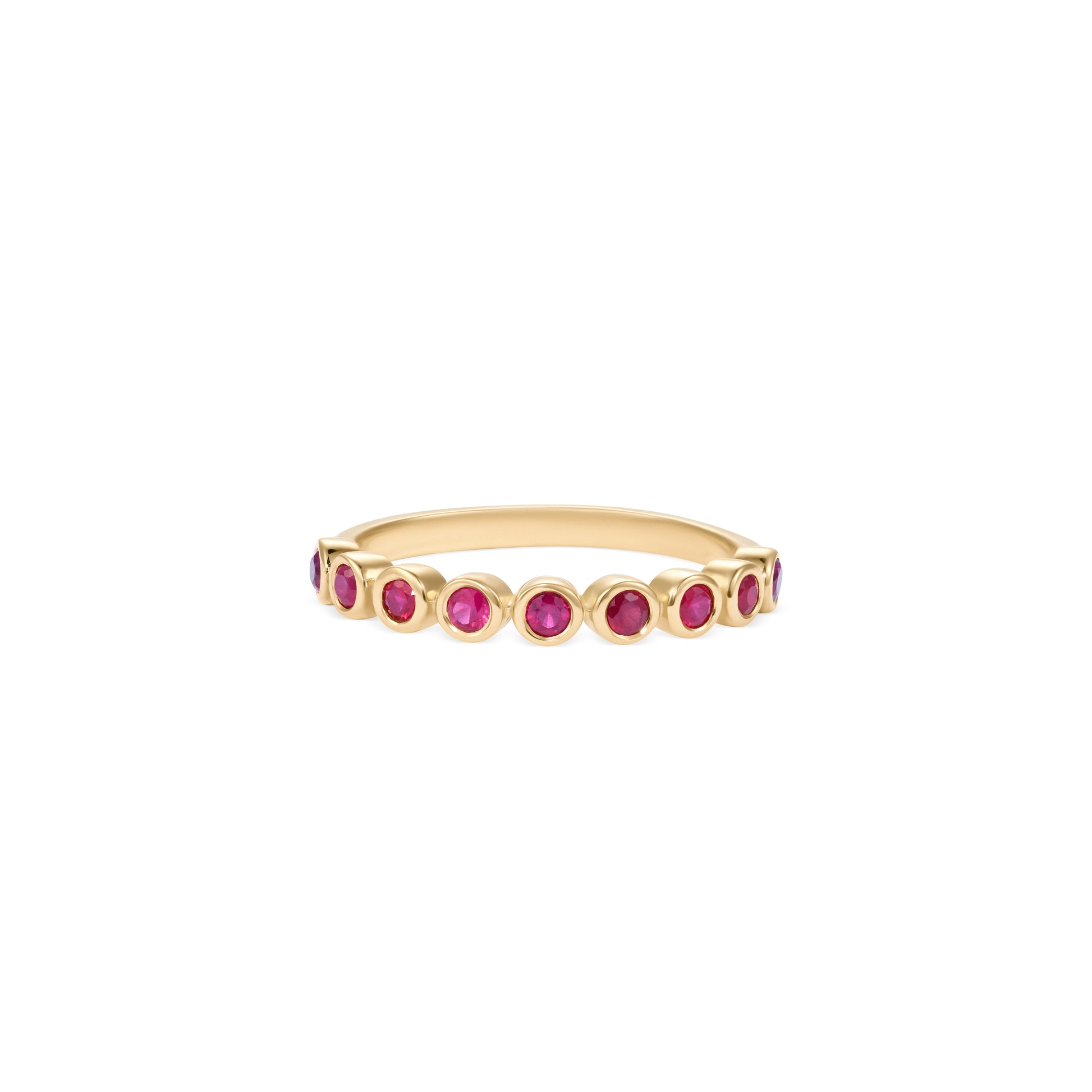 L’Orée Bezel Set Ruby Eternity Band