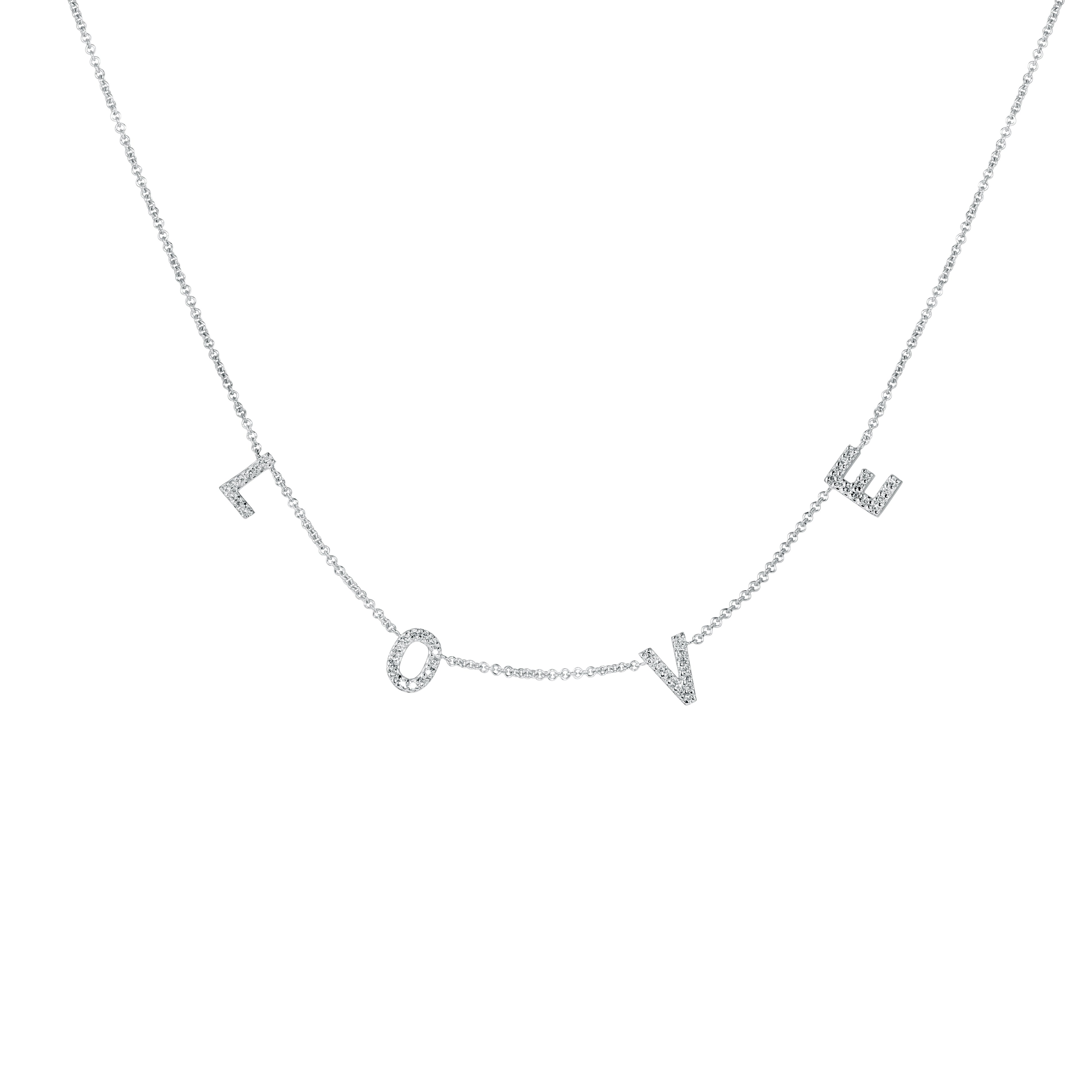 L’Orée Customizable Diamond Letter Necklace
