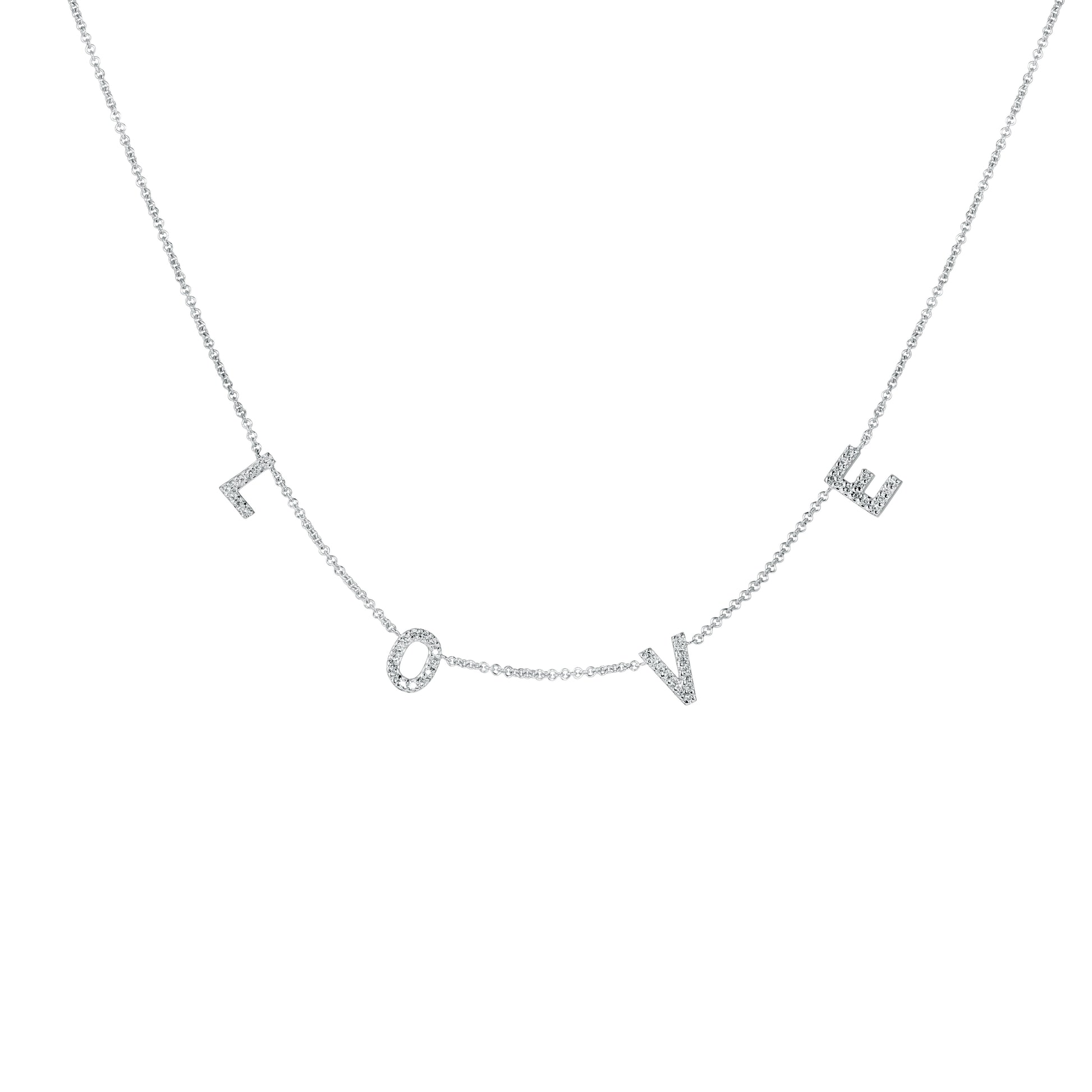 L’Orée Customizable Diamond Letter Necklace