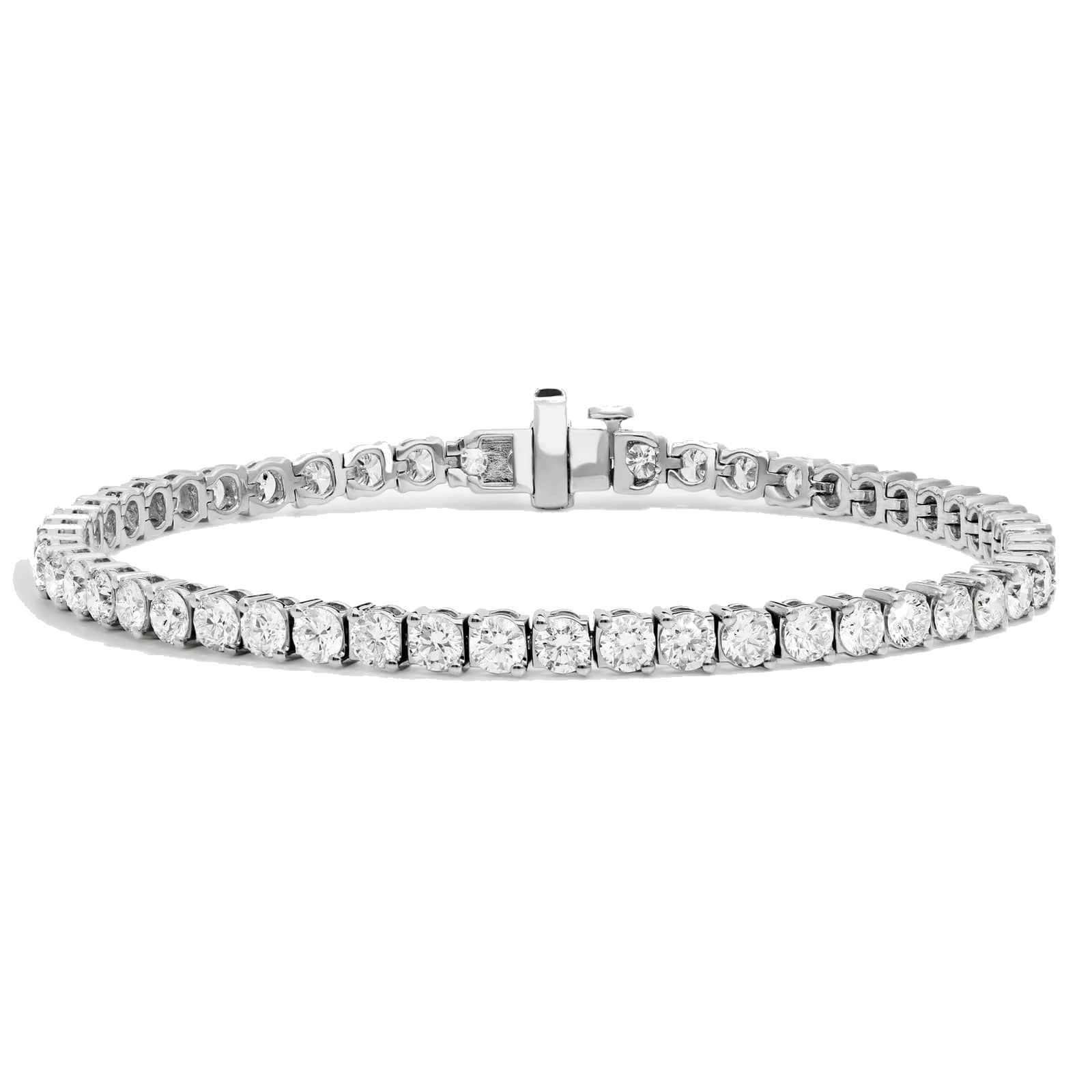 L’Orée Classic White Gold Lab Grown Diamond Tennis Bracelet
