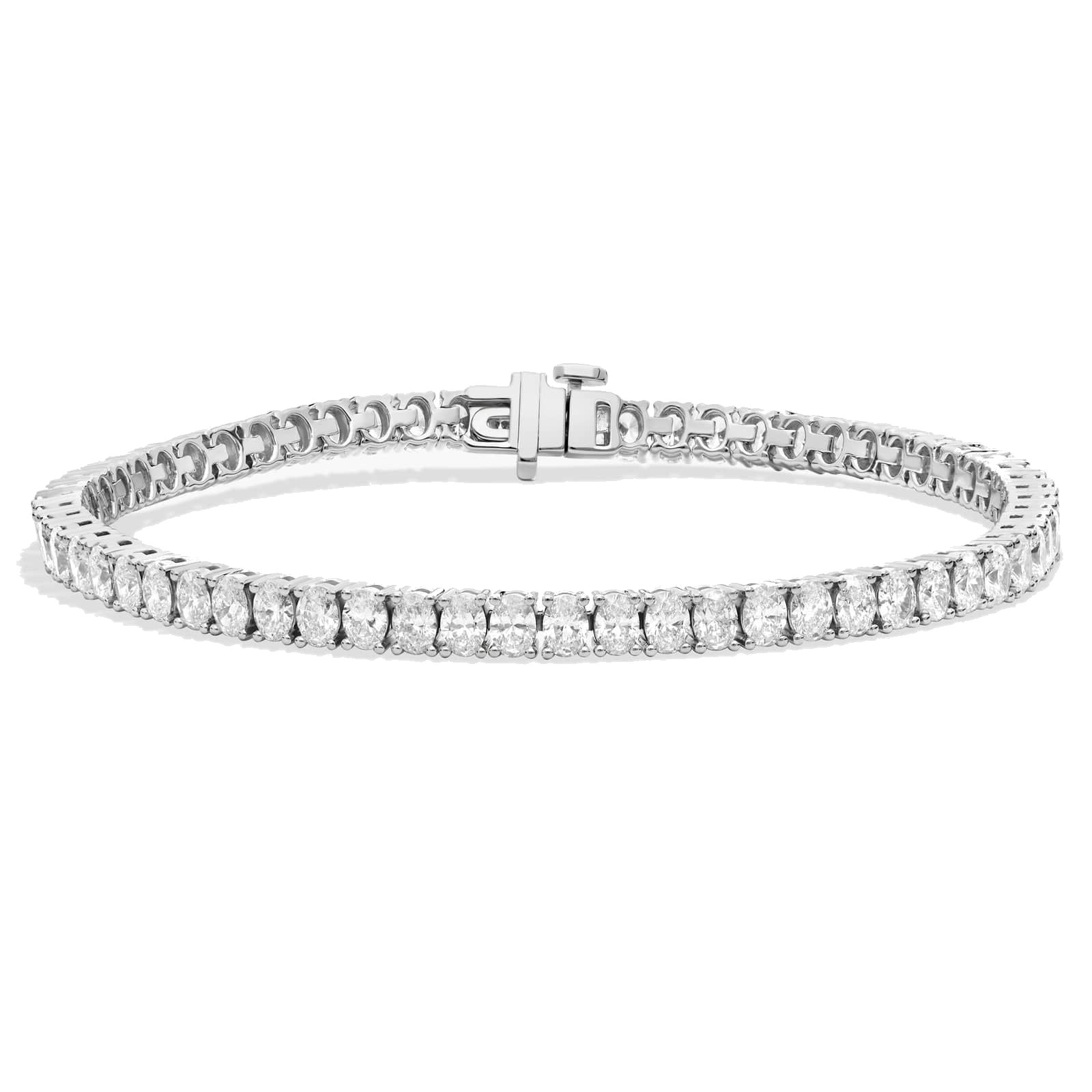 L’Orée Oval Cut Lab Grown Diamond Tennis Bracelet
