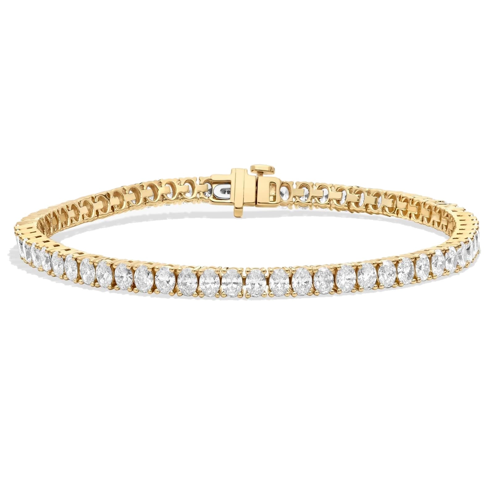 L’Orée Oval Cut Lab Grown Diamond Tennis Bracelet