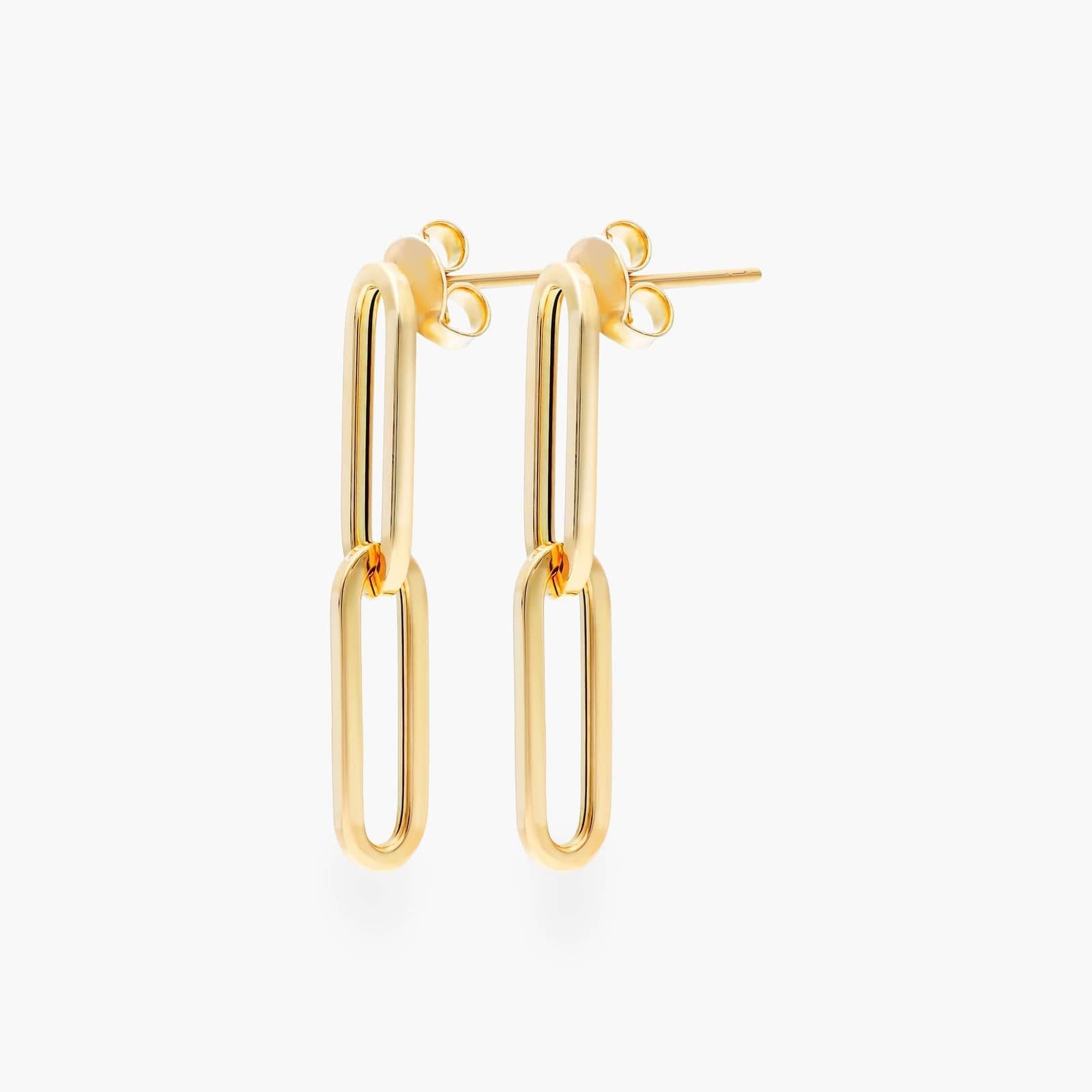 L’Orée Paperclip Drop Earrings
