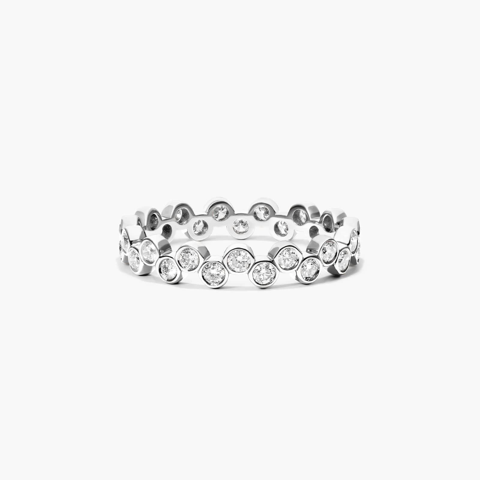 L’Orée Crease Round Diamond Ring