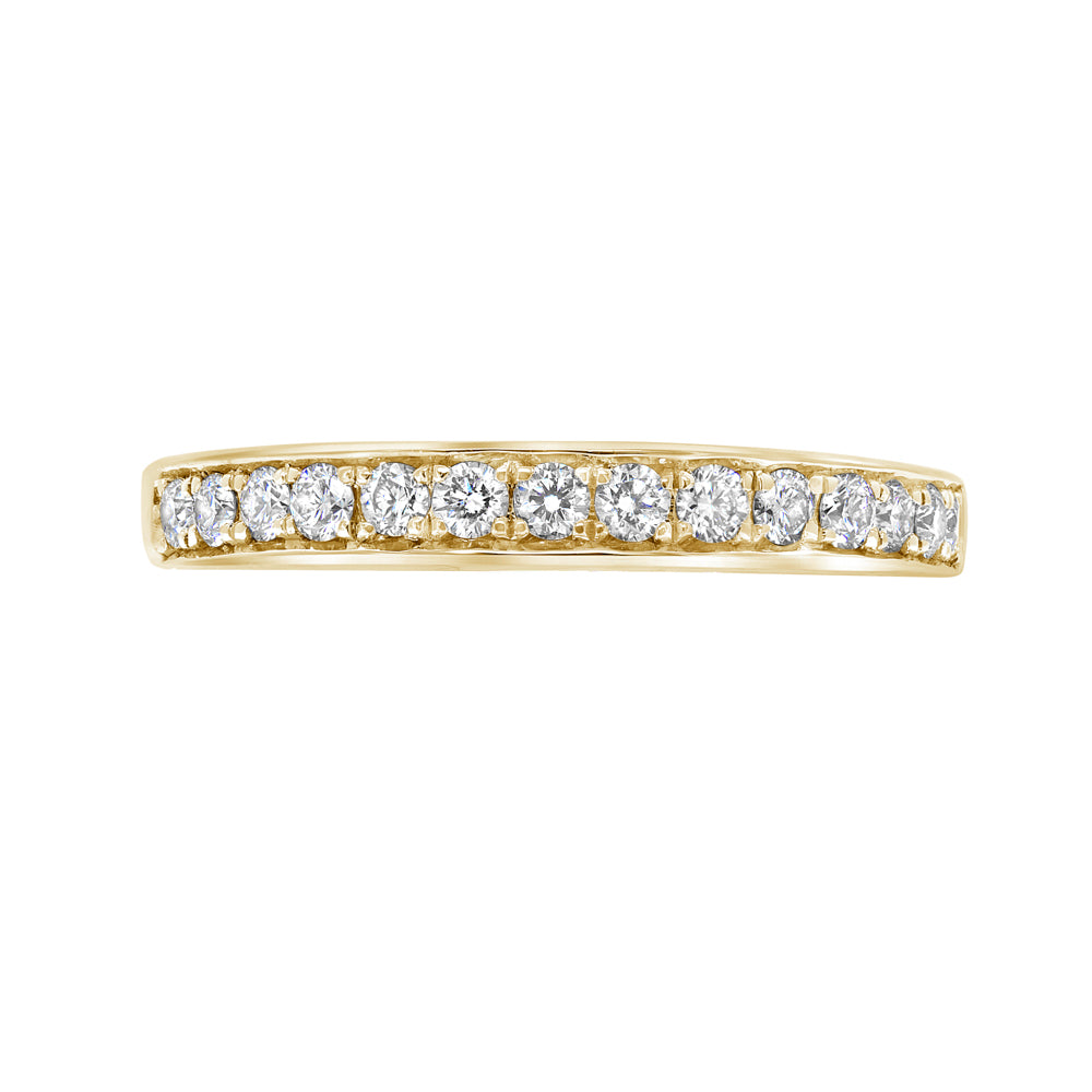 L’Orée Diamond Pavé Set Half Eternity Band
