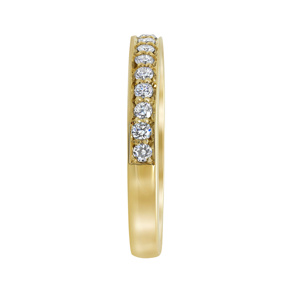 L’Orée Diamond Pavé Set Half Eternity Band