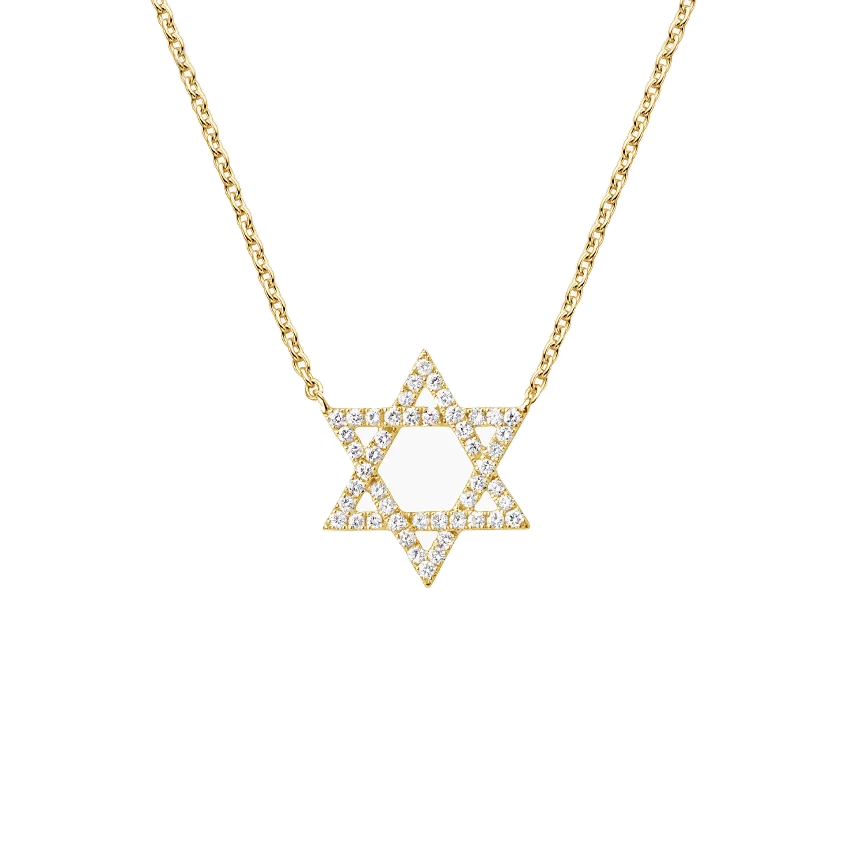 L’Orée Star of David Diamond Pendant
