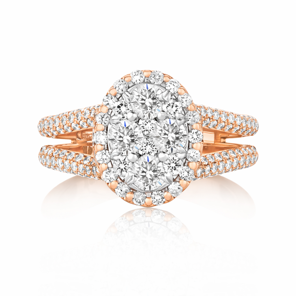 L’Orée Lumière Diamond Cluster Ring