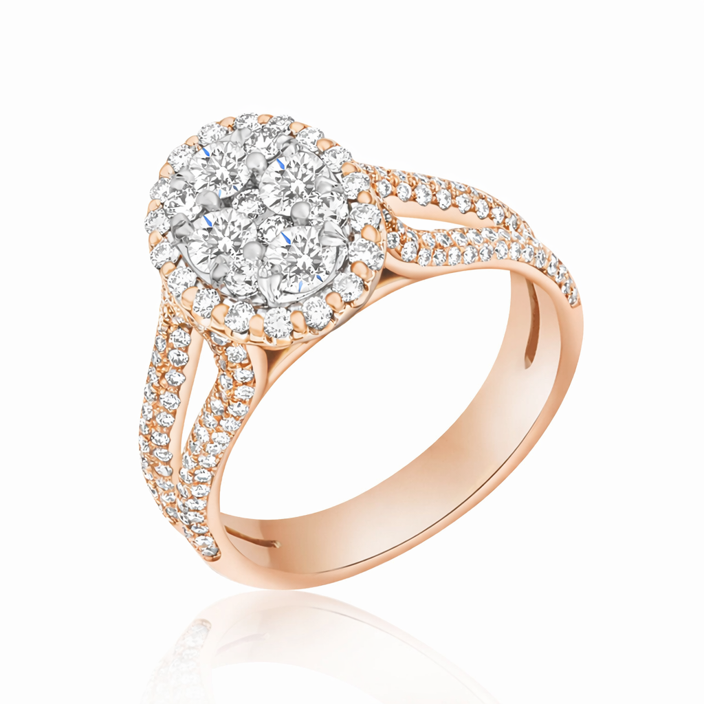 L’Orée Lumière Diamond Cluster Ring