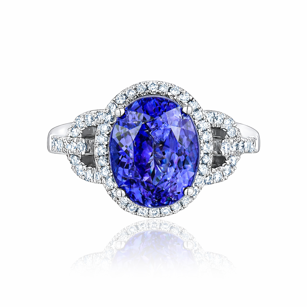 L’Orée Oval Tanzanite Ring