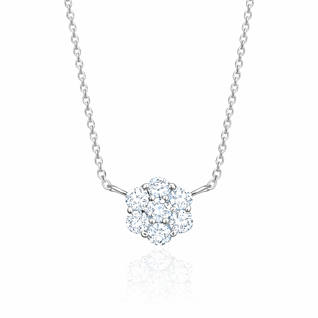 L’Orée Diamond Flower Necklace
