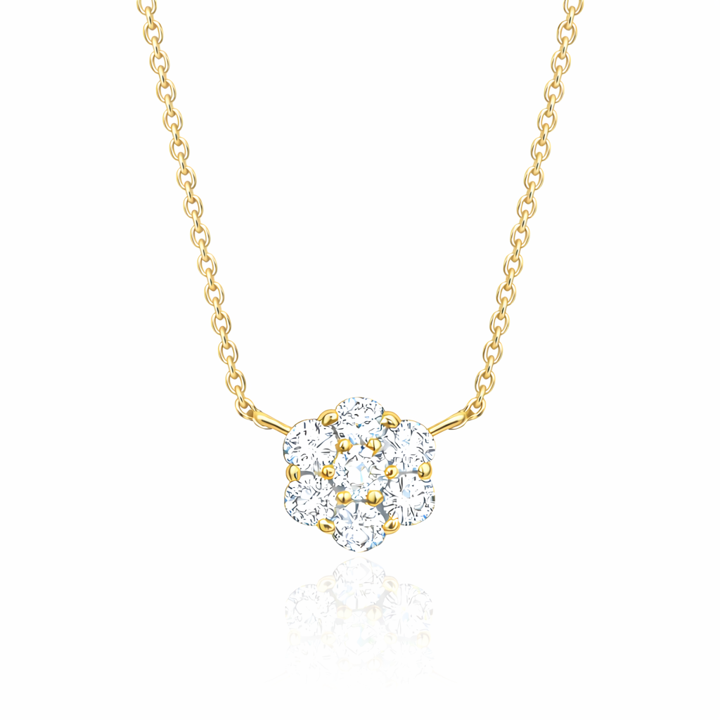 L’Orée Diamond Flower Necklace