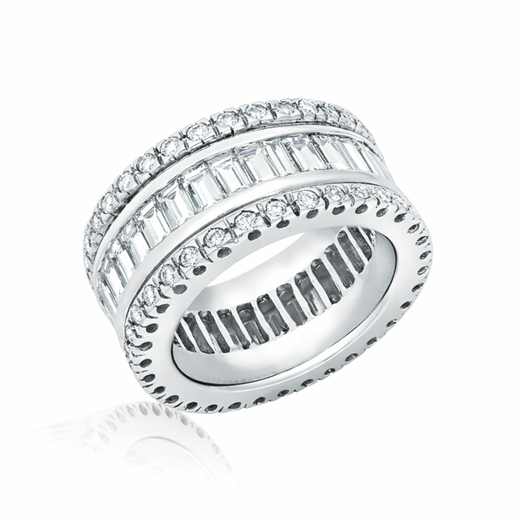 L’Orée Éclat Baguette  Eternity Band