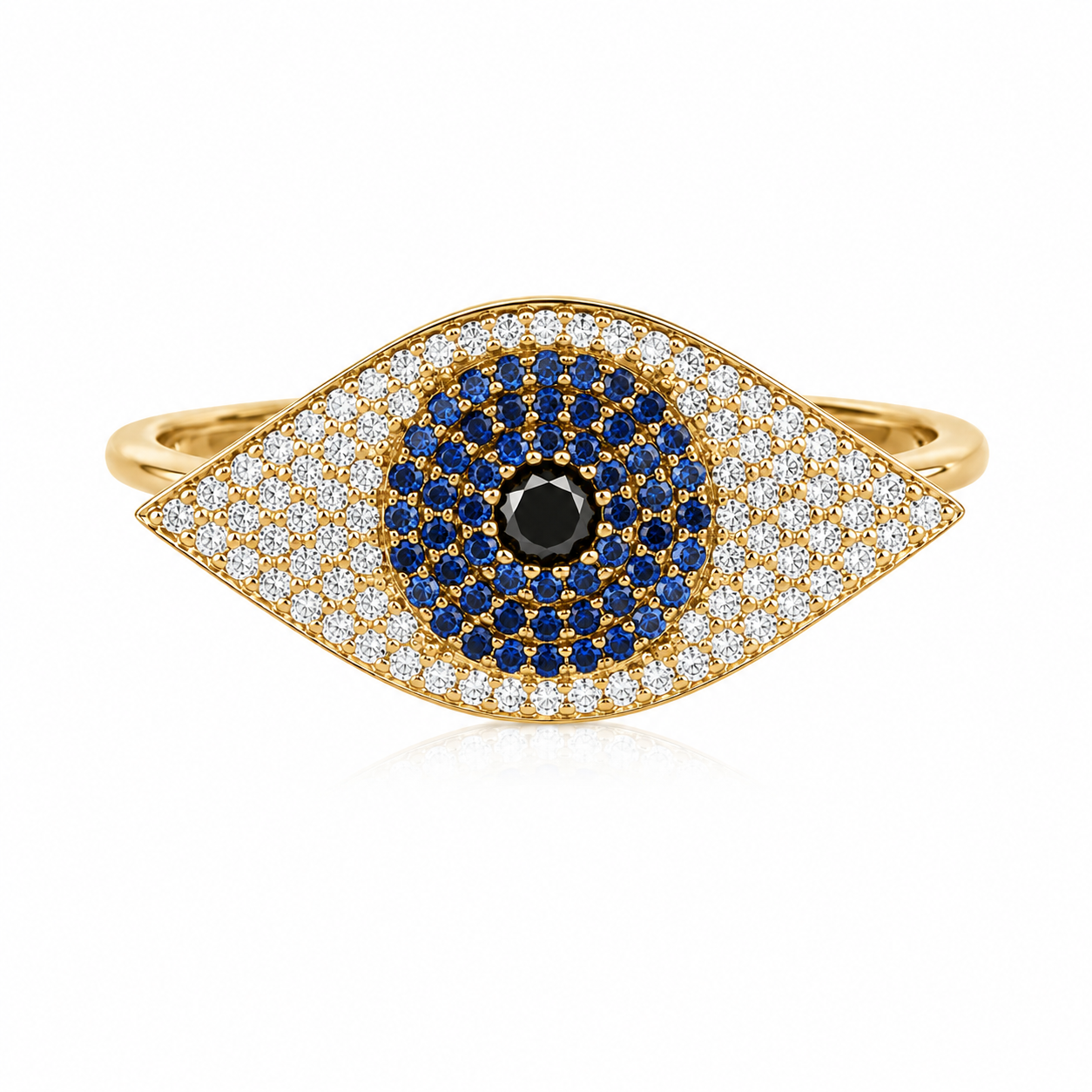 L’Orée Large Evil Eye Ring