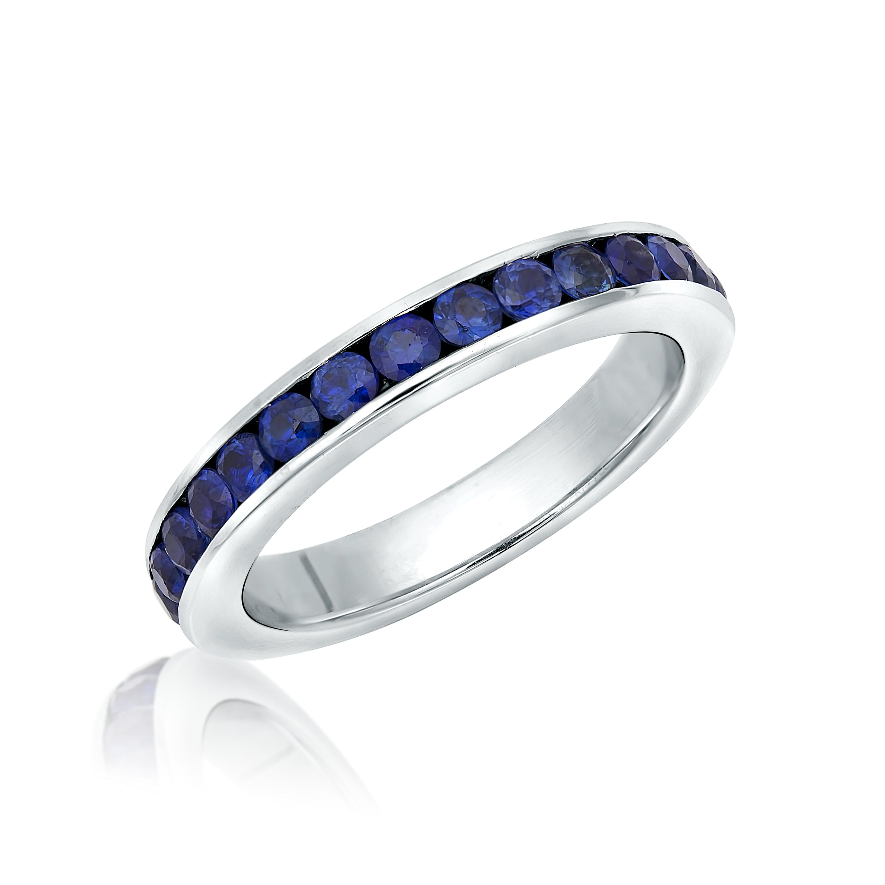 L’Orée Blue Sapphire Channel Set Band