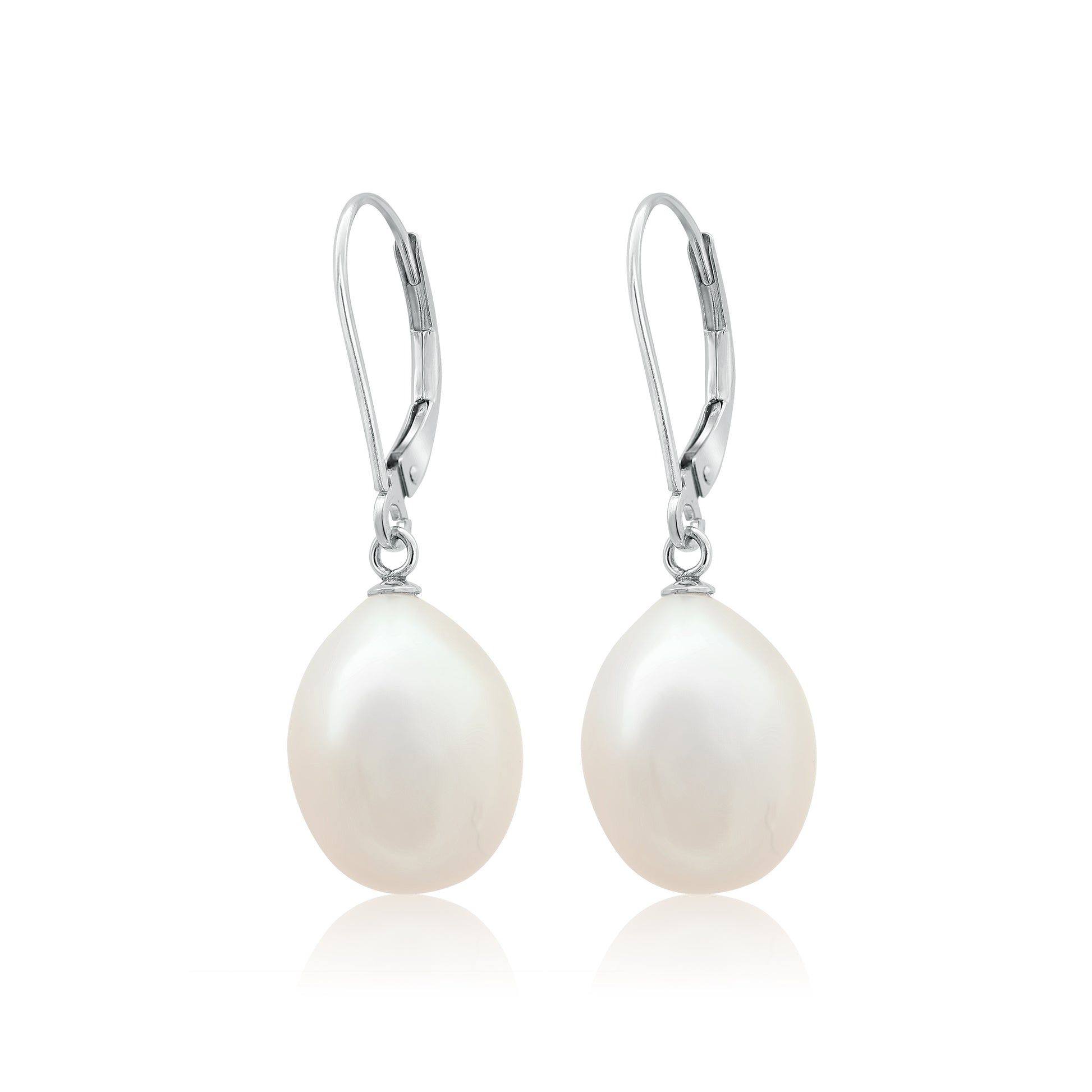 L’Orée Pear Shaped Pearl Drop Earrings