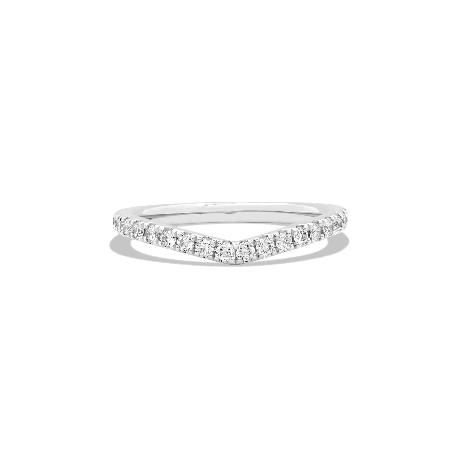 L’Orée Petite V Shaped Diamond Ring