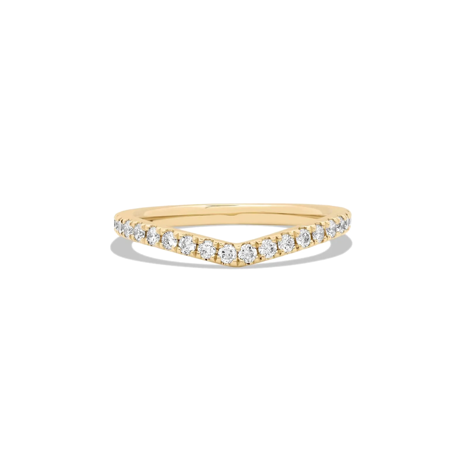 L’Orée Petite V Shaped Diamond Ring