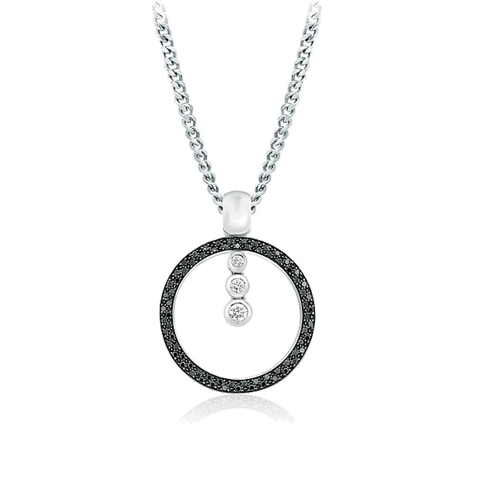 L’Orée Eclipse Noire Pendant