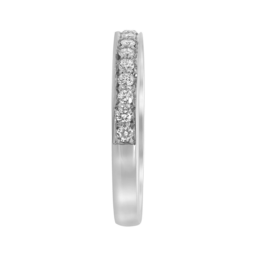 L’Orée Diamond Pavé Set Half Eternity Band