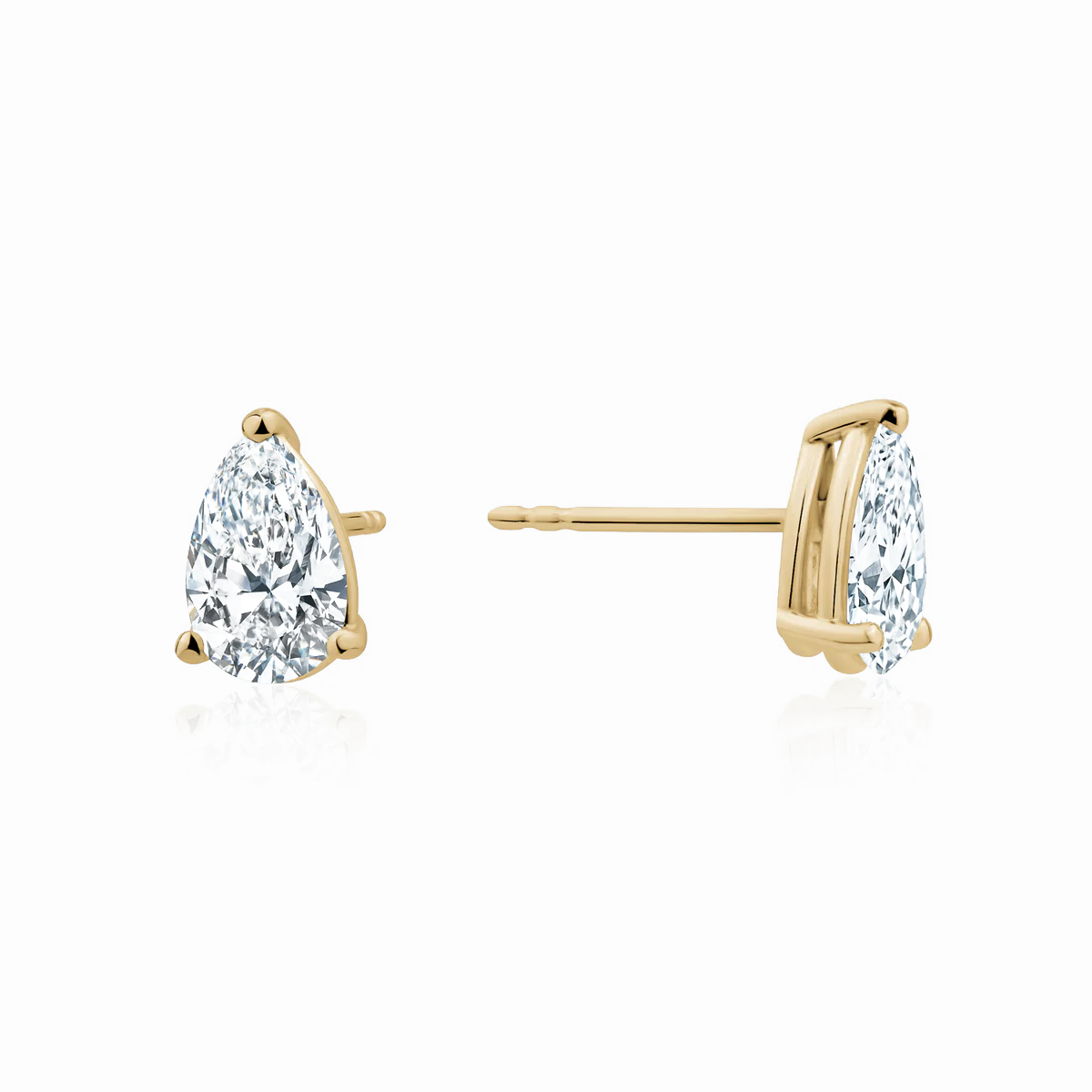Lab Grown Diamond Pear Studs