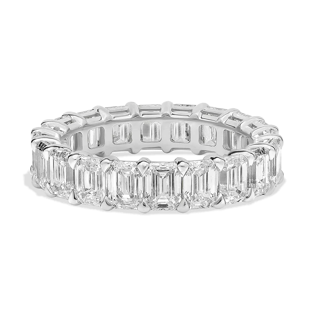 L’Orée Lab Diamond Emerald Cut Eternity Ring