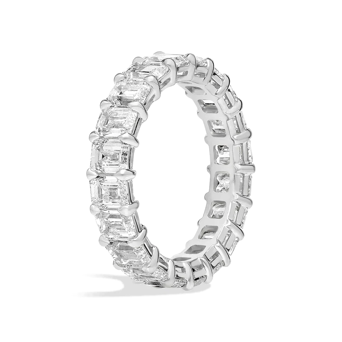 L’Orée Lab Diamond Emerald Cut Eternity Ring