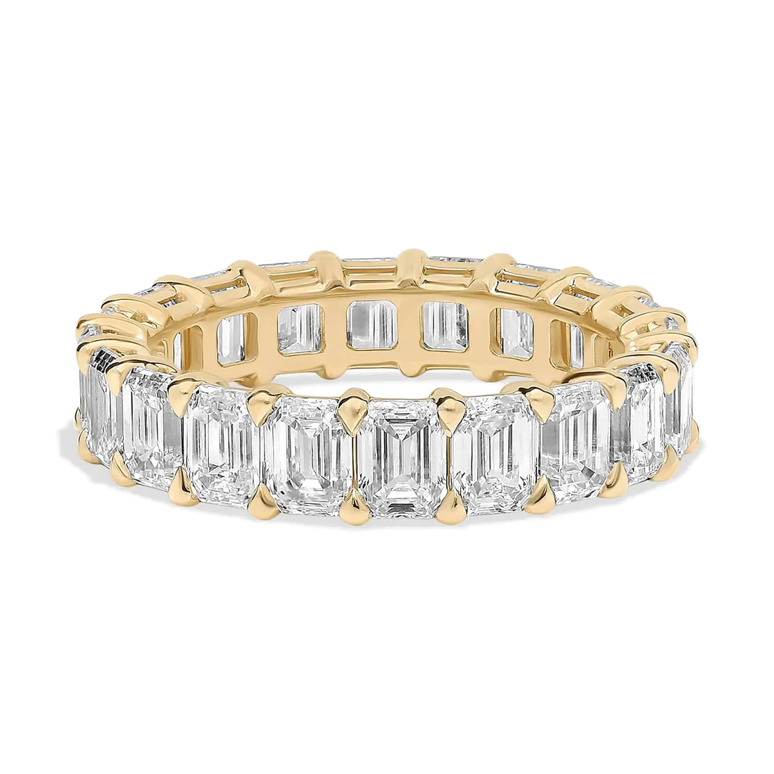 L’Orée Lab Diamond Emerald Cut Eternity Ring