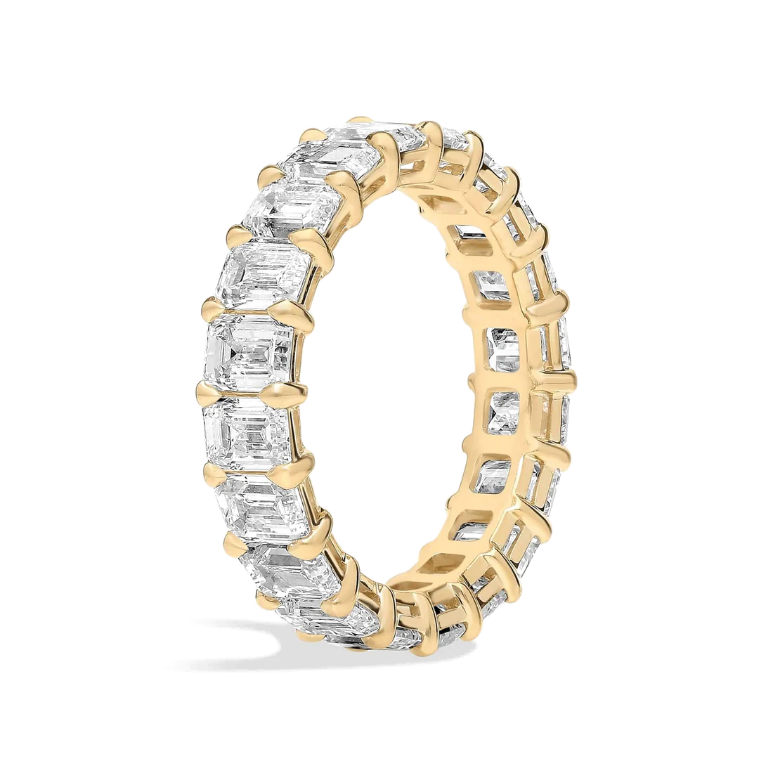 L’Orée Lab Diamond Emerald Cut Eternity Ring