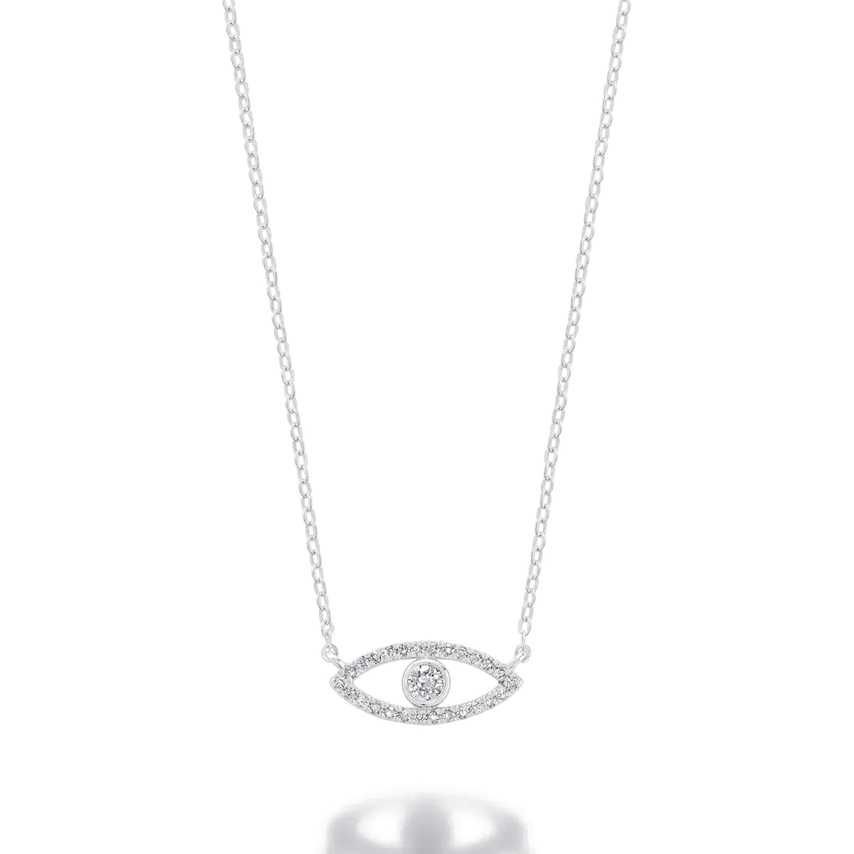 L’Orée Evil Eye Pavé Necklace