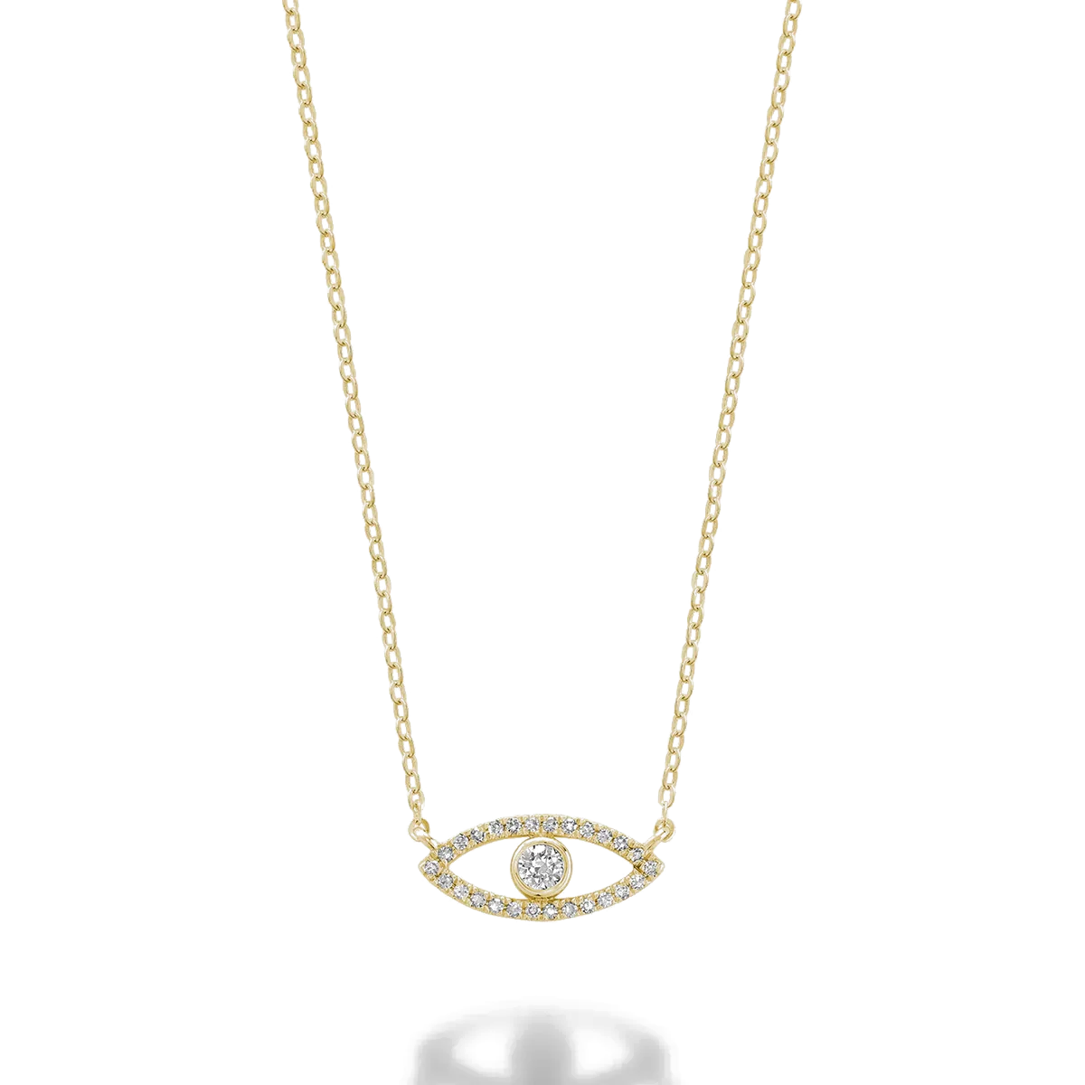 L’Orée Evil Eye Pavé Necklace