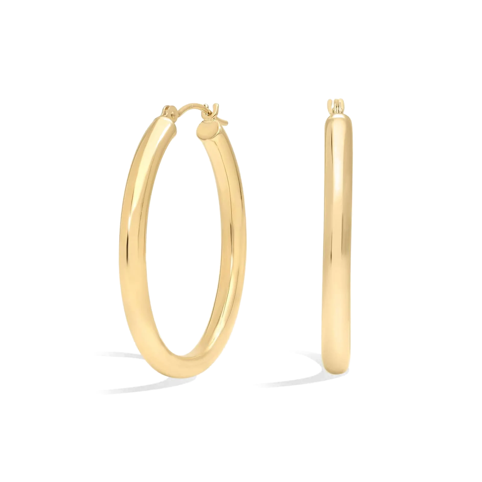 L’Orée Oval Hoop Earrings