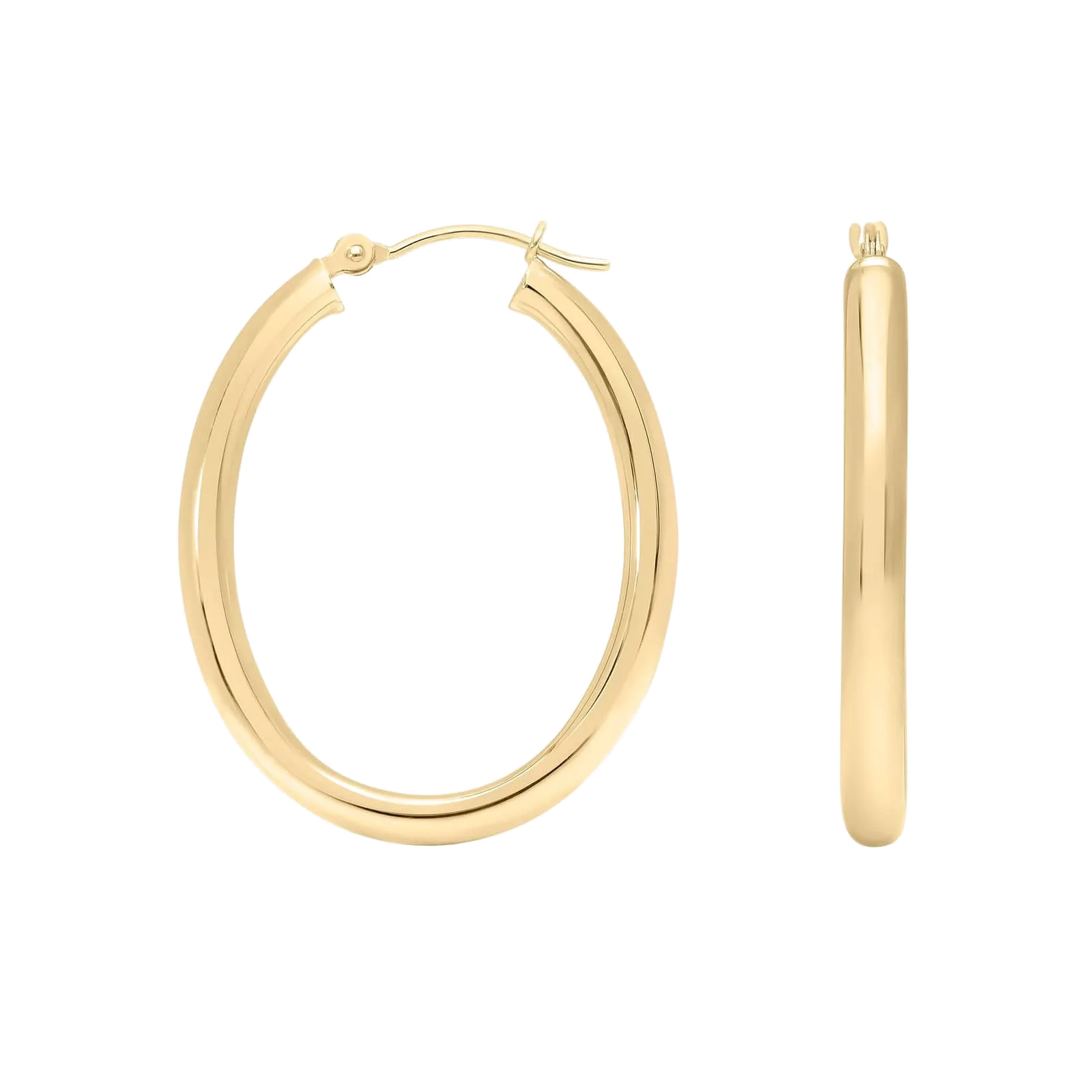 L’Orée Oval Hoop Earrings