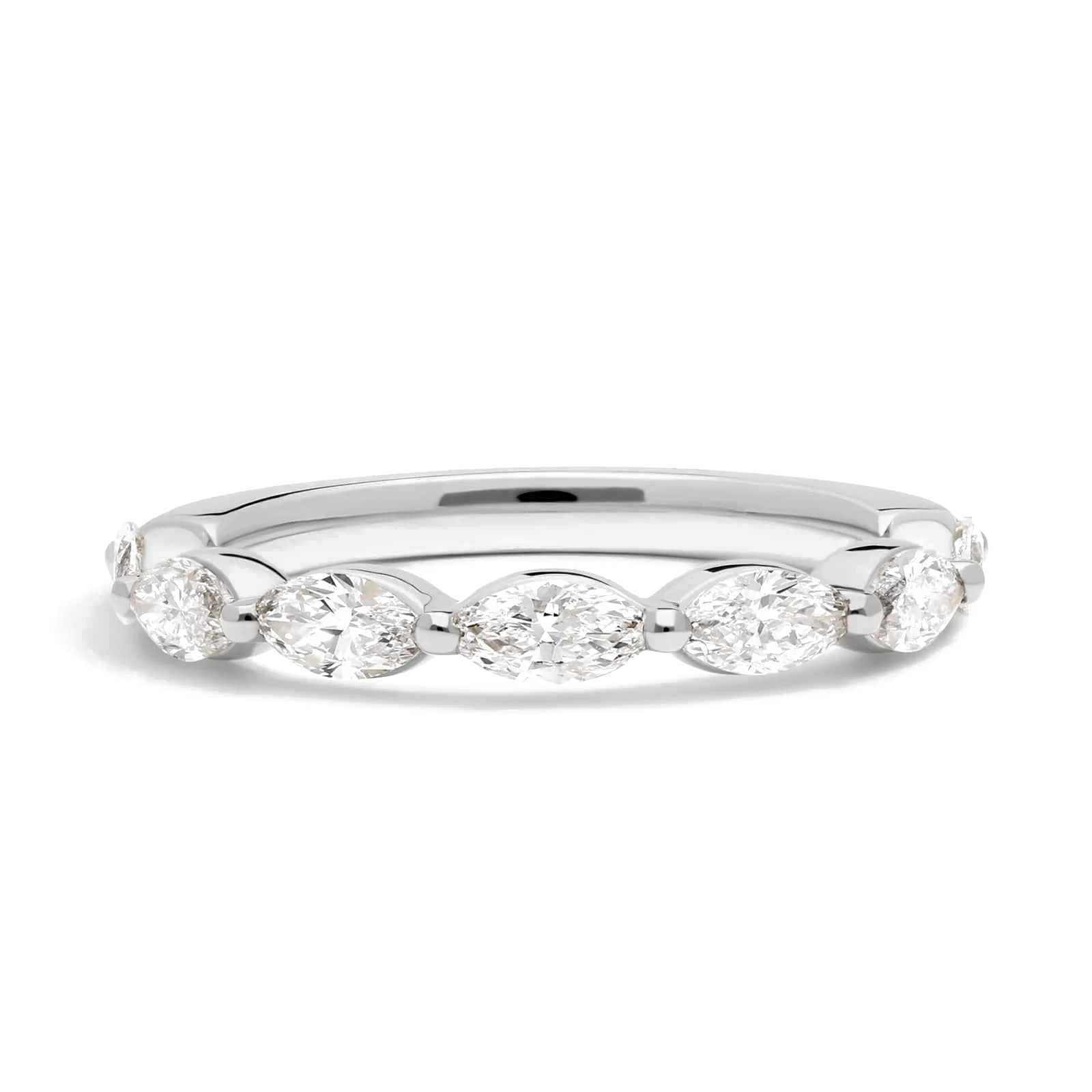 L’Orée Seven Stone Marquise Cut Half Eternity Ring