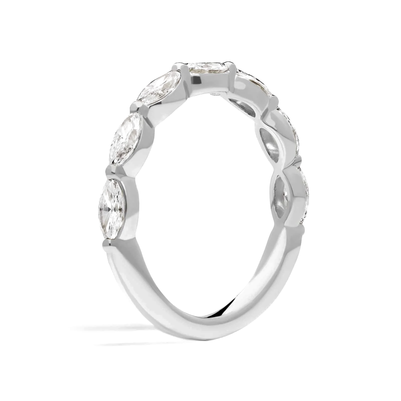 L’Orée Seven Stone Marquise Cut Half Eternity Ring