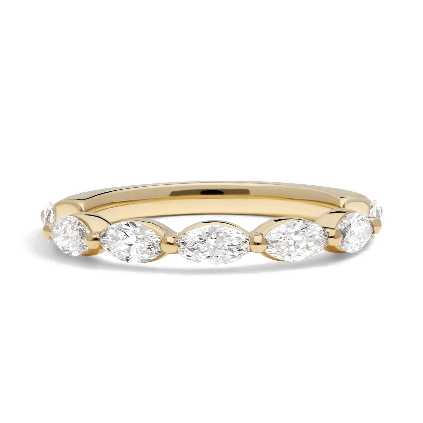 L’Orée Seven Stone Marquise Cut Half Eternity Ring