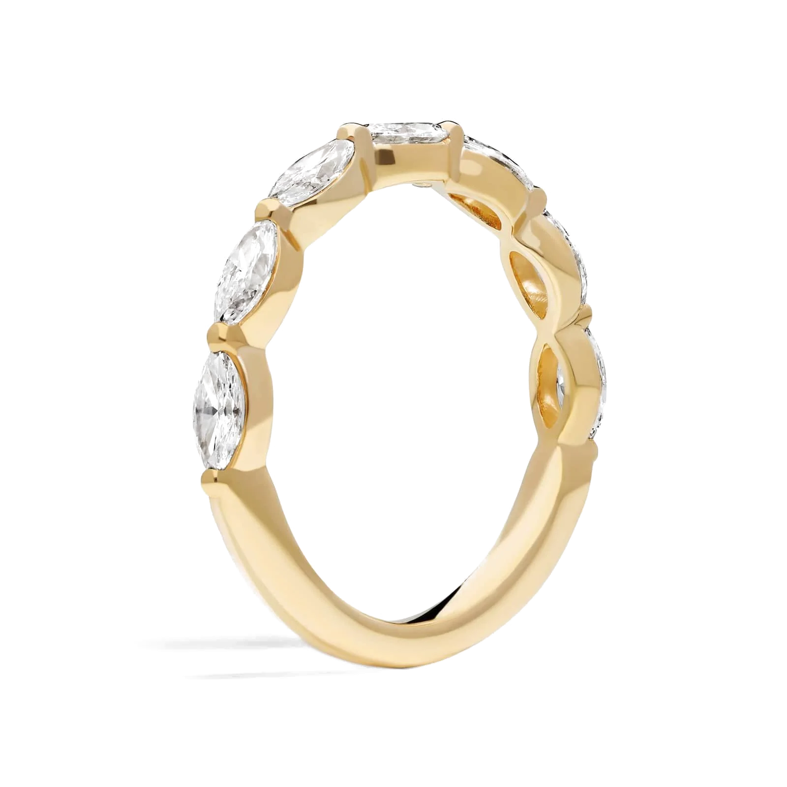 L’Orée Seven Stone Marquise Cut Half Eternity Ring