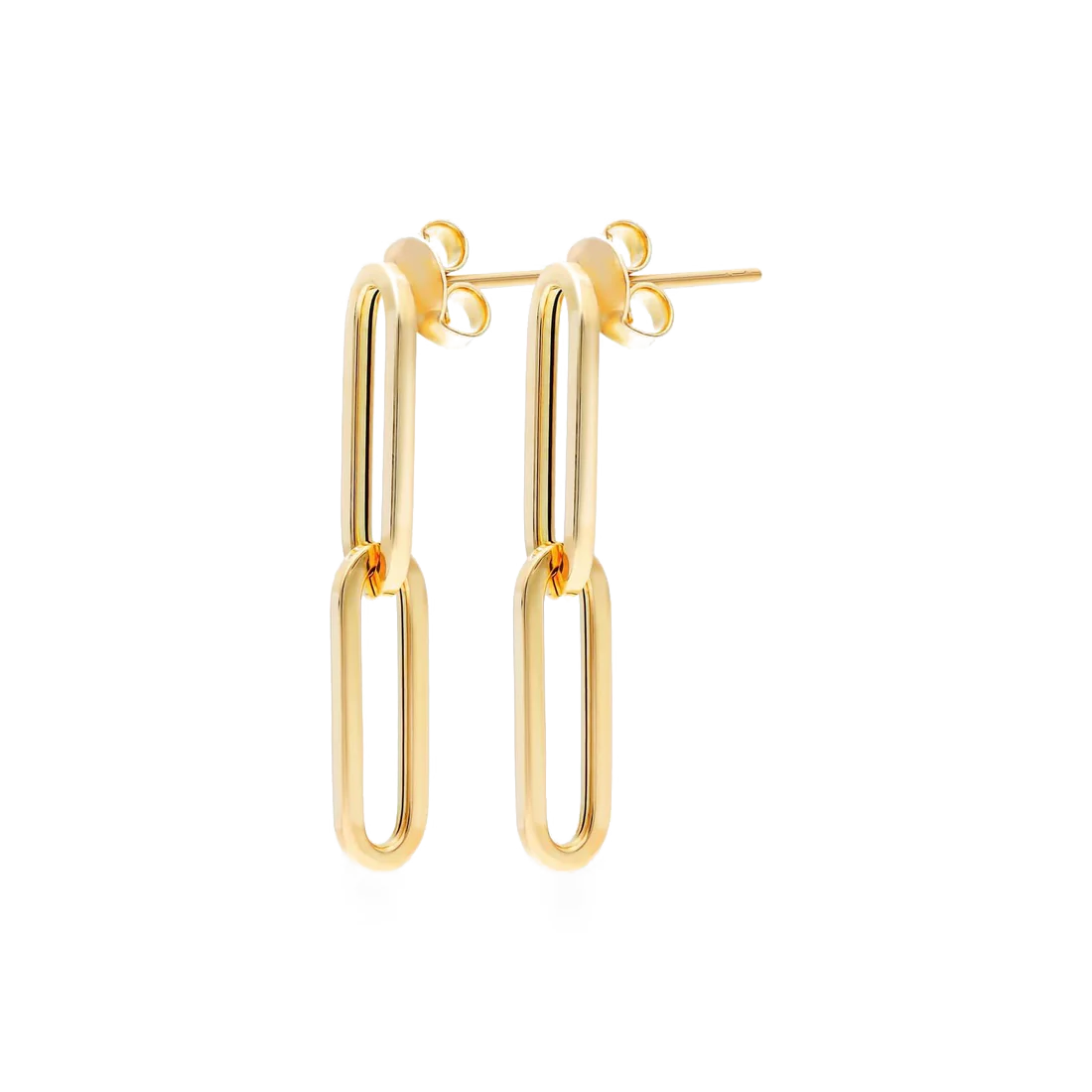 L’Orée Paperclip Drop Earrings