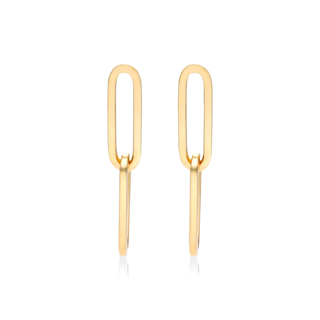 L’Orée Paperclip Drop Earrings