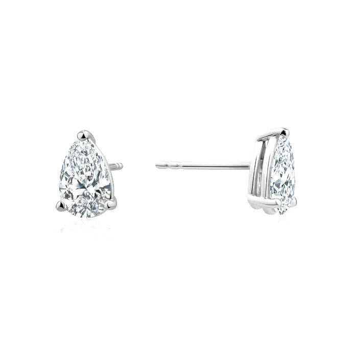 L’Orée Pear Lab Grown Diamond Studs