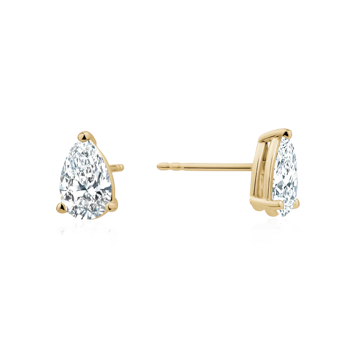 L’Orée Pear Lab Grown Diamond Studs