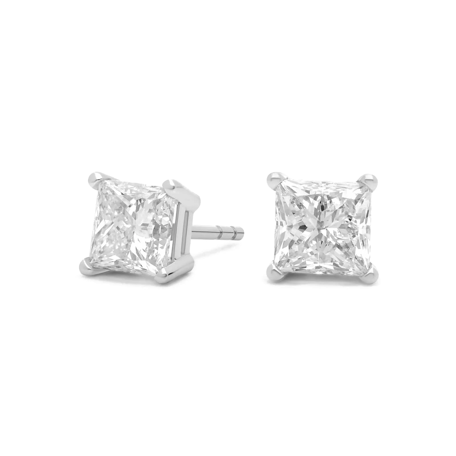 L’Orée Lab Grown Diamond  Princess Cut Studs