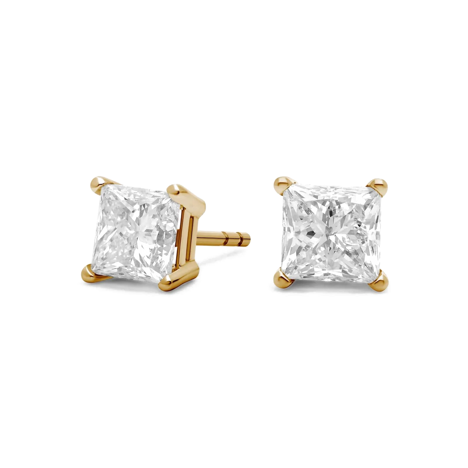 L’Orée Lab Grown Diamond  Princess Cut Studs