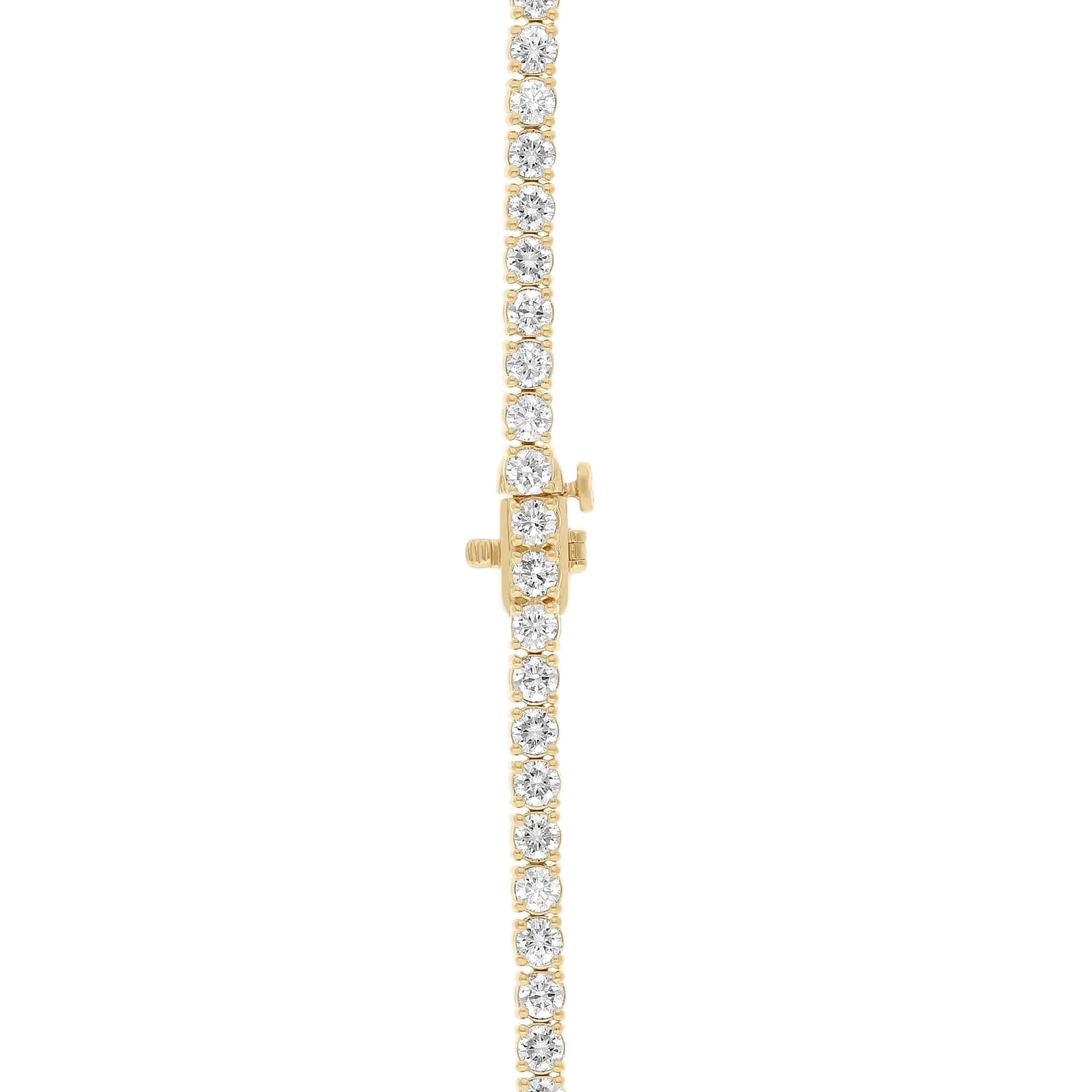 L’Orée Yellow Gold Lab Grown Diamond Tennis Necklace