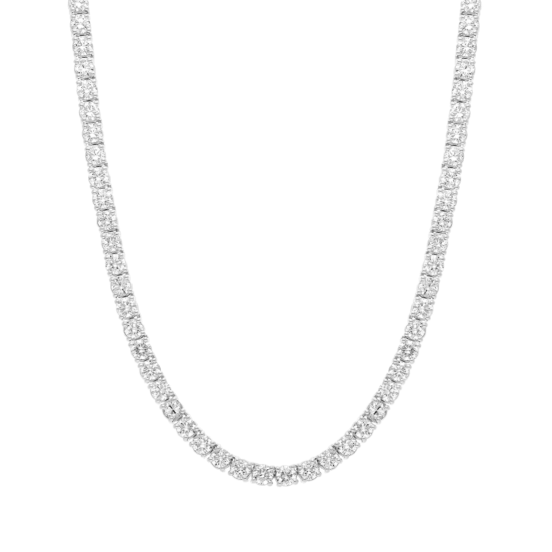 L’Orée White Gold Lab Grown Diamond Tennis Necklace