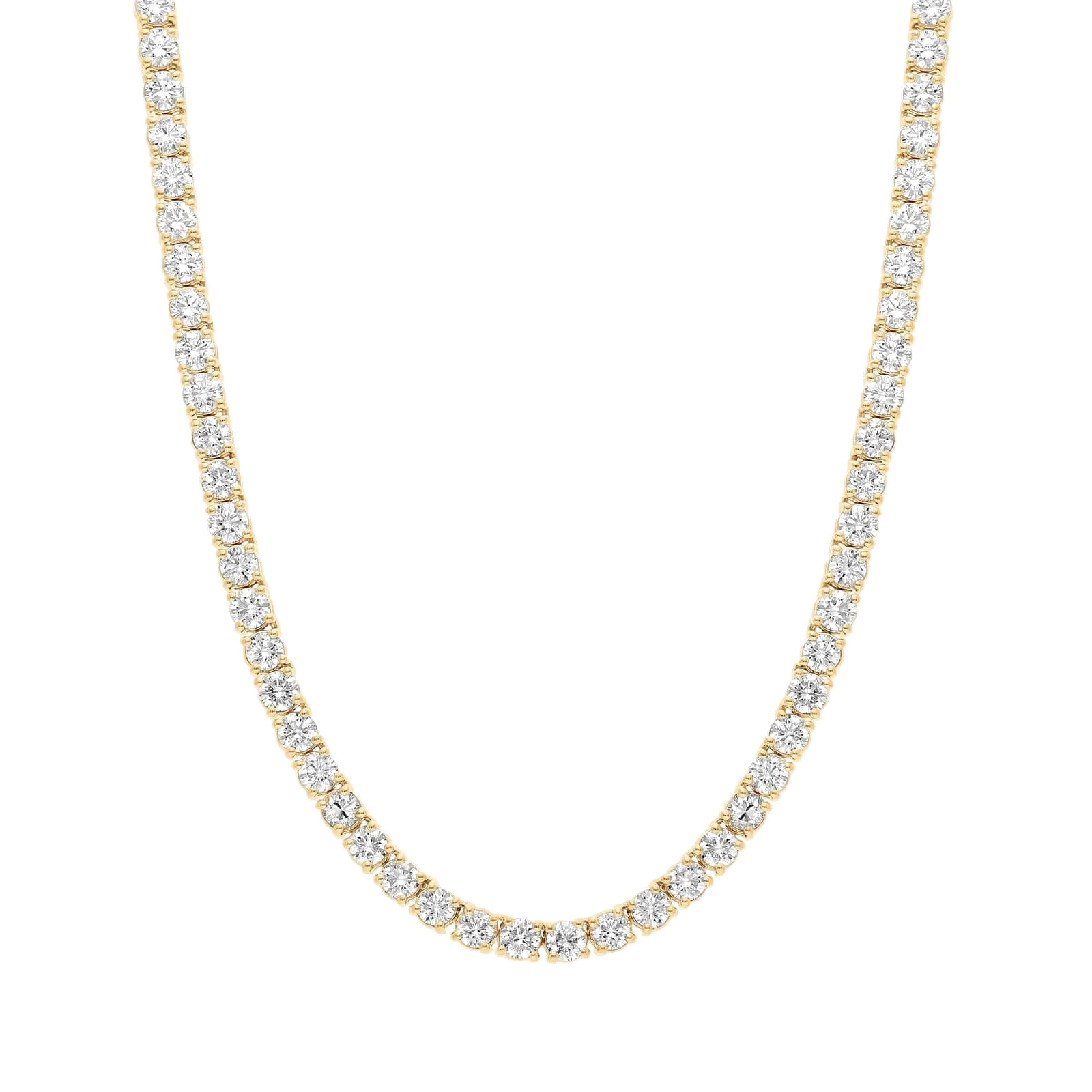 L’Orée Yellow Gold Lab Grown Diamond Tennis Necklace